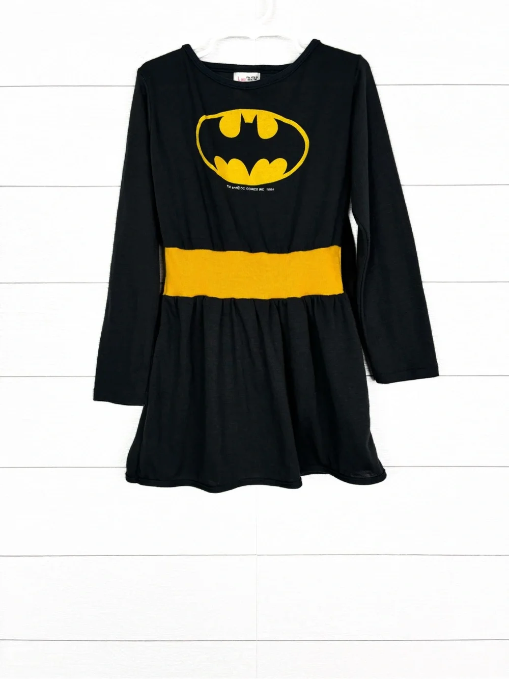 Vintage 1984 Batgirl Sleep Dress Girls Cape Costume Halloween Batman